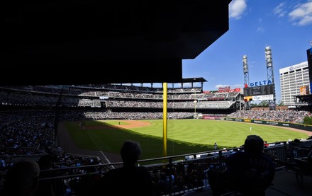 Atlanta Braves Outfielder Marcell Ozuna Watches Editorial Stock Photo -  Stock Image