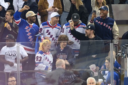 Celebrities at the Carolina Hurricanes v New York Rangers Game, Ice Hockey, Madison Square Garden, New York, USA - 28 May 2022