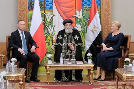 Polish President Duda state visit to Egypt, Cairo - 30 May 2022