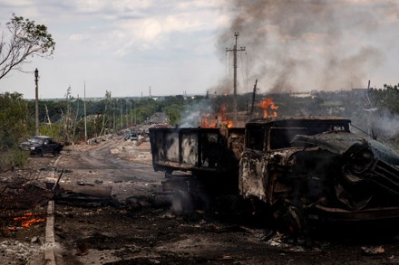 War Situation in Lysychansk, Ukraine - 28 May 2022 Stock Pictures ...