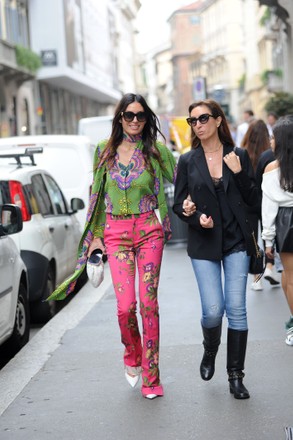 Elisabetta Gregoraci Out Lunch Milan Stock Photos (Exclusive ...