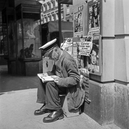 Newspaper Vendor Bern Switzerland 1950s Editorial Stock Photo - Stock ...