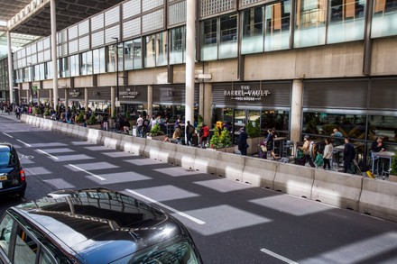 Members Public Stand Long Queue Outside Editorial Stock Photo - Stock ...