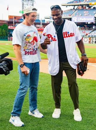 Miles Teller Ryan Howard Family Editorial Stock Photo - Stock