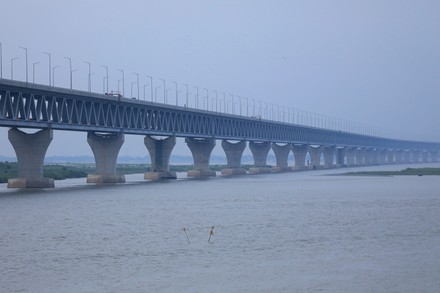 Padma bridge in Dhaka, Bangladesh - 01 Jun 2022
