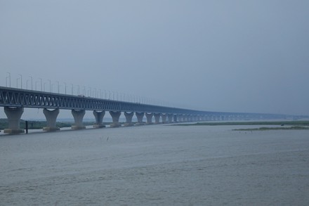 Padma bridge in Dhaka, Bangladesh - 01 Jun 2022