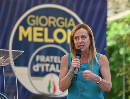 Giorgia Meloni in Messina, Italy - 01 Jun 2022