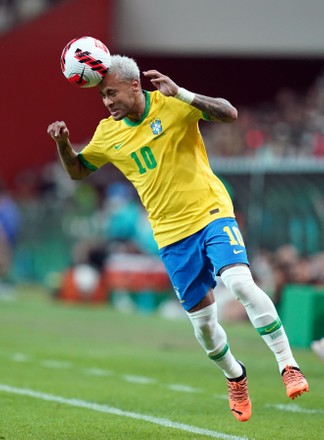 Neymar Jr Brazil Heads Ball During Editorial Stock Photo - Stock Image | Shutterstock