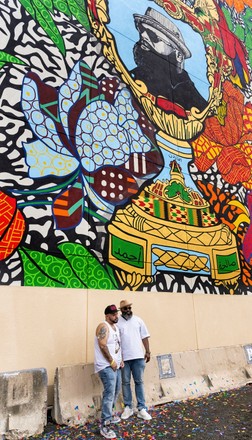 The Roots' Tariq 'Black Thought' Trotter Mural Dedication, Philadelphia, USA - 02 Jun 2022