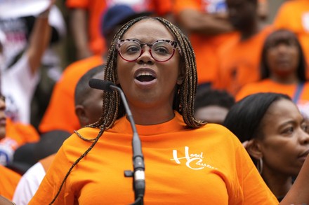 Councilwoman Nantasha Williams Speaks Gun Violence Editorial Stock ...