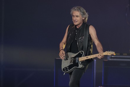 Italian Singersongwriter Ligabue Performs On Stage Editorial Stock ...