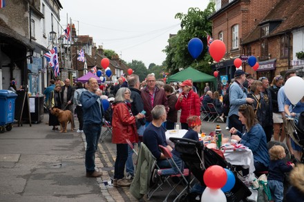 Cookham Village Platinum Jubilee Street Party, Cookham, Berkshire, UK ...