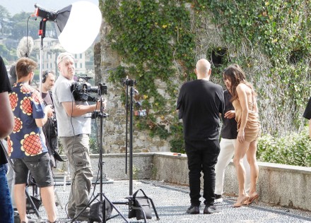 Elisabetta Canalis shooting on the set of a commercial, Portofino, Italy - 06 Jun 2022