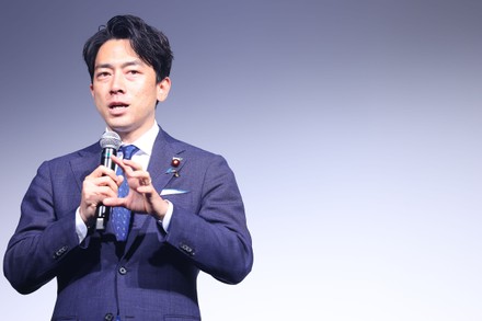 Shinjiro Koizumi promotes Uber Taxi service in Yokosuka, Yokosuka, Kanagawa, Japan - 06 Jun 2022