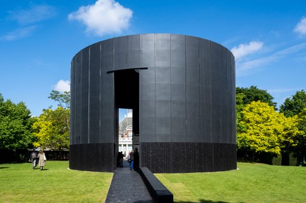 Theaster Gates "Black Chapel" Serpentine Pavilion, LONDON, UK - 07 Jun 2022