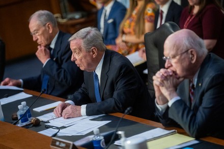 A bipartisan group of Senators continue to discuss gun controls measures and hope to reach an agreement by the end of the week after a wave of mass shootings., Washington, Usa - 07 Jun 2022