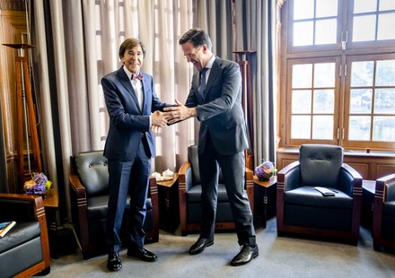 Rutte receives Belgian colleague Di Rupo, The Hague, Netherlands - 07 Jun 2022