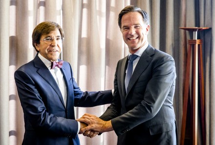 Rutte receives Belgian colleague Di Rupo, The Hague, Netherlands - 07 Jun 2022