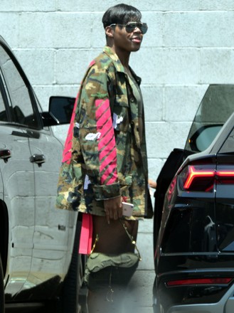 EXCLUSIVE - EJ Johnson leaving the Dogg Pound Gym in West Hollywood, Los Angeles, California, USA - 08 Jun 2022