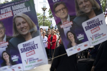 FRANCE ELECTIONS Danielle Simonnet End of Campaign Celebration, paris - 08 Jun 2022