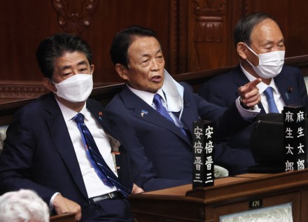 Lower House voted down no-confidence resolutions to the cabinet and parliament speaker Hosoda, Tokyo, Japan - 09 Jun 2022