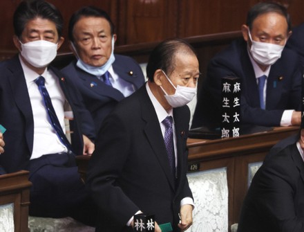 Lower House voted down no-confidence resolutions to the cabinet and parliament speaker Hosoda, Tokyo, Japan - 09 Jun 2022