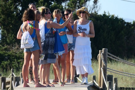 Federica Pellegrini, bachelorette party with the swimming team, Formentera, Spain - 10 Jun 2022