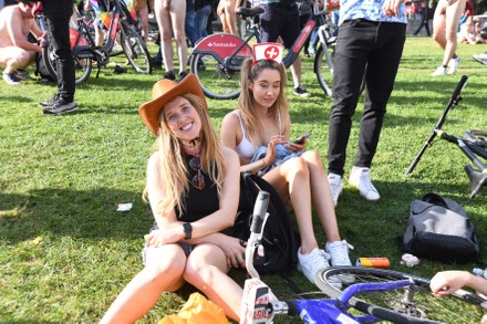 The World Naked Bike Ride, London, UK - 11 Jun 2022 Stock Pictures