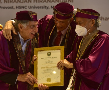 Industrialist Ratan Tata Awarded Honorary Doctorate By Maharashtra's HSNC University, Mumbai, India - 11 Jun 2022