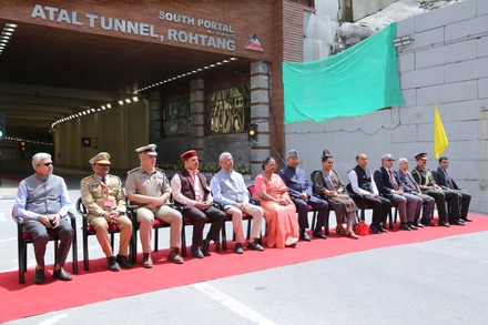 President Ram Nath Kovind With His Family Visit Atal Tunnel In Manali, Himachal Pradesh, India - 11 Jun 2022
