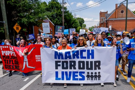 March For Our Lives demonstration against gun violence in Atlanta, USA - 11 Jun 2022