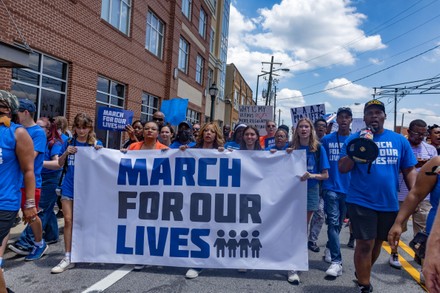 March for Our Lives protest, Atlanta, Georgia, USA - 11 Jun 2022