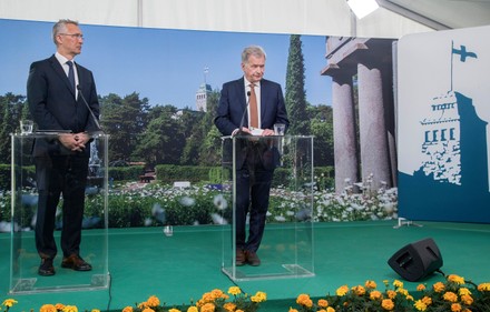 Finland President Niinisto hosts the Kultaranta Talks, Naantali - 12 Jun 2022