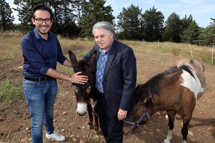 Gallician: Gilbert Collard presents his son-in-law Anthony Leroy for parliamentary election 2022, france - 02 Jun 2022