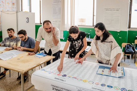Count Of Municipal Elections In Molfetta, Italy - 13 Jun 2022