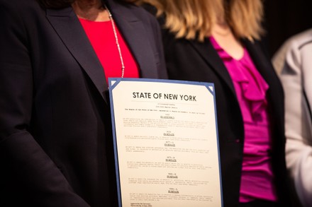 Governor Kathy Hochul Signs Legislative Package Editorial Stock Photo ...