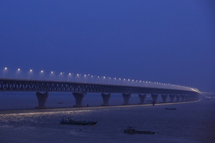 Mega project the Padma Bridge in Dhaka, Bangladesh - 14 Jun 2022