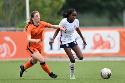 The Netherlands U15 - United States U15, Women's International Friendly, Schalkhaar, The Netherlands - 10 Jun 2022