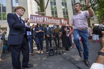 Unveiling of Street Sign Named After Washignton Post Journalist Jamal Khashoggi, Washington, District of Columbia, United States - 15 Jun 2022