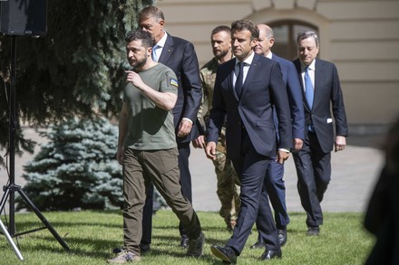 European leaders arrive in Kiev, Ukraine - 16 Jun 2022