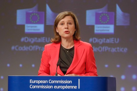 Press conference on Strengthened Code of Practice on Disinformation, Brussels, Belgium - 16 Jun 2022