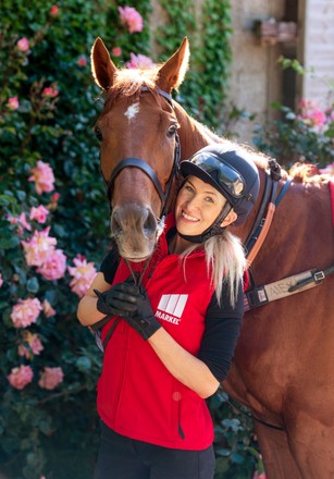 Olivia Kimber with A Shining Moon at Eve Johnson Houghton's training ...