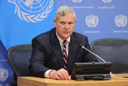 Tom Vilsack Presser on Food and Security, United Nations, New York, USA - 16 Jun 2022