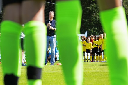 National Coach Van Gaal at the Start of the National School Football Final, Zeist, The Netherlands - 17 Jun 2022