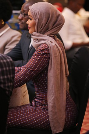 Halima Aden attends a refugee event, Lusaka, Zambia - 17 Jun 2022