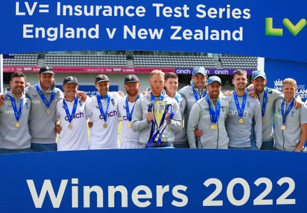 England v New Zealand, LV= Insurance Test Series, Third Test, Day Five, International Cricket, Headingley, Leeds, UK - 27 Jun 2022