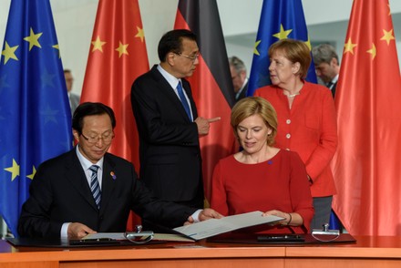 5th German-Chinese Government Consultations in Berlin, berlin, berlin, germany - 09 Jul 2018
