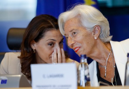 President of ECB Christine Lagarde attends a Committee on Economic and Monetary Affairs public hearing, Brussels, Belgium - 20 Jun 2022