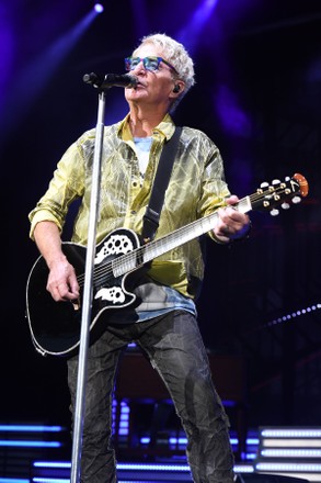 REO Speedwagon in concert during The Live and Unzoomed Tour at The iTHINK Financial Amphitheatre, West Palm Beach, Florida, USA - 19 Jun 2022