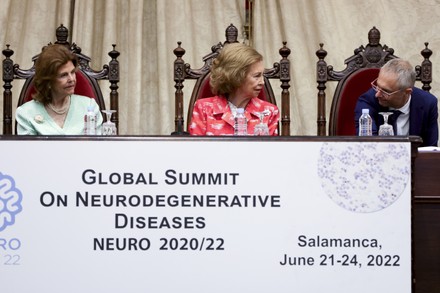 Emeritus Qeen Sofia and Queen Silvia of Sweden open NEURO 2020/2022 Summit, Salamanca, Spain - 21 Jun 2022